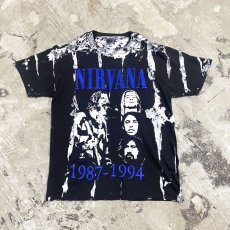 画像1: "NIRVANA" bootleg ALL GRAPHIC PATTERN S/S TEE / Mens L~XL (1)