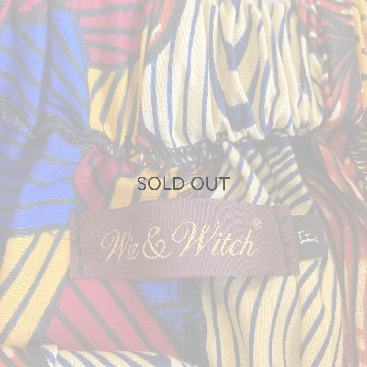 画像8: 【Wiz&Witch】AFRICAN BATIK MULTI LONG SKIRT / FREE  (8)