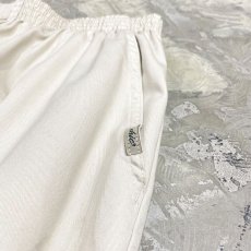 画像4: IVORY COLOR WIDE SILHOUETTE PANTS / W28~ (4)