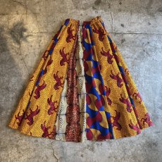 画像2: 【Wiz&Witch】AFRICAN BATIK MULTI LONG SKIRT / FREE  (2)