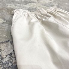 画像3: IVORY COLOR WIDE SILHOUETTE PANTS / W28~ (3)