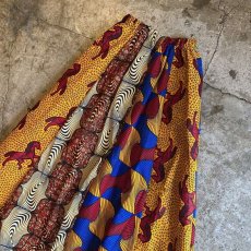 画像4: 【Wiz&Witch】AFRICAN BATIK MULTI LONG SKIRT / FREE  (4)