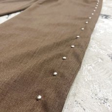 画像6: 【Wiz&Witch】"THE U.K" SIDE STUDS SLACKS PANTS / W34 (6)