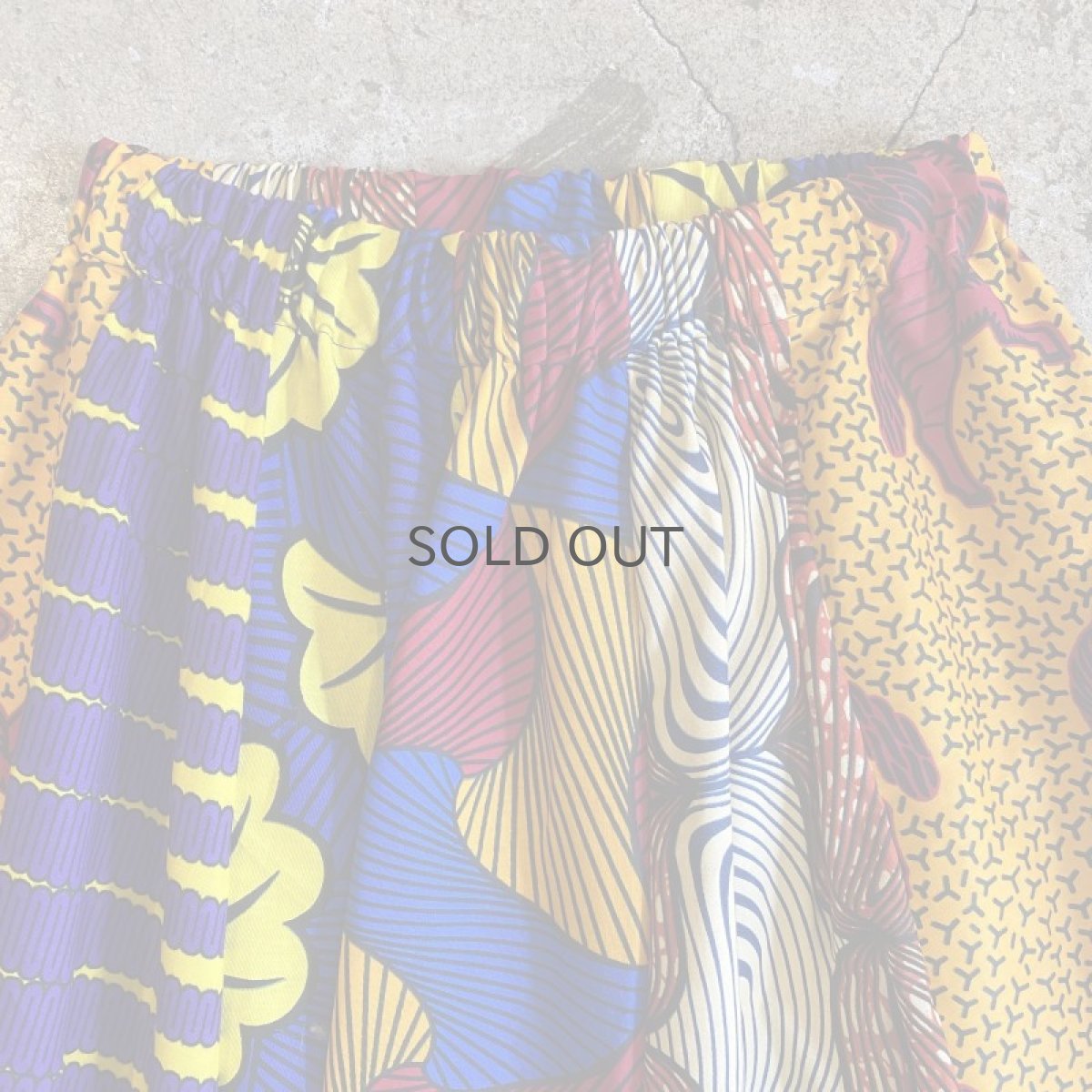 画像6: 【Wiz&Witch】AFRICAN BATIK MULTI LONG SKIRT / FREE  (6)