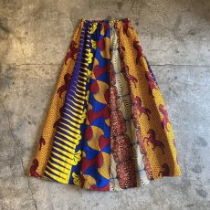 画像1: 【Wiz&Witch】AFRICAN BATIK MULTI LONG SKIRT / FREE  (1)