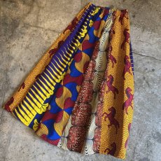 画像3: 【Wiz&Witch】AFRICAN BATIK MULTI LONG SKIRT / FREE  (3)