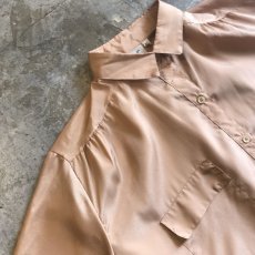 画像7: GLOSS BEIGE COLOR OVER S/S SHIRT / Ladies XL (7)