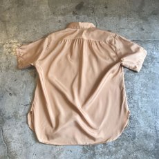 画像2: GLOSS BEIGE COLOR OVER S/S SHIRT / Ladies XL (2)