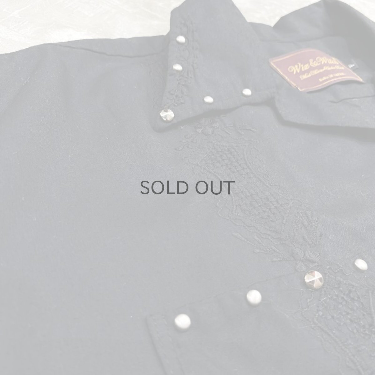 画像3: 【Wiz&Witch】STUDS S/S CUBA SHIRT / OS (3)