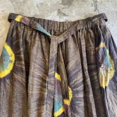 画像5: TIE DYE PATTERN DESIGN FLARE SKIRT / FREE (5)