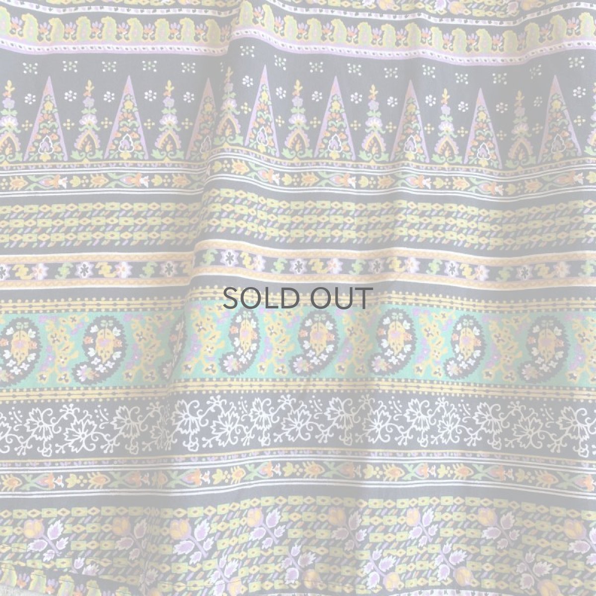 画像5: ALL OVER PATTERN DESIGN WRAP SKIRT / FREE (5)