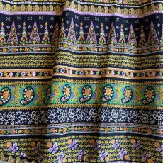 画像5: ALL OVER PATTERN DESIGN WRAP SKIRT / FREE (5)