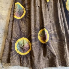 画像6: TIE DYE PATTERN DESIGN FLARE SKIRT / FREE (6)