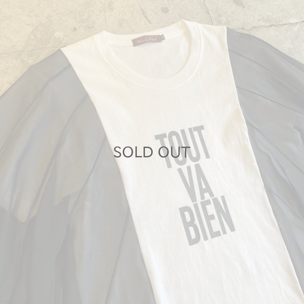 画像3: 【Wiz&Witch】"TOUT VA BIEN" FUTURE TEE / OS (3)