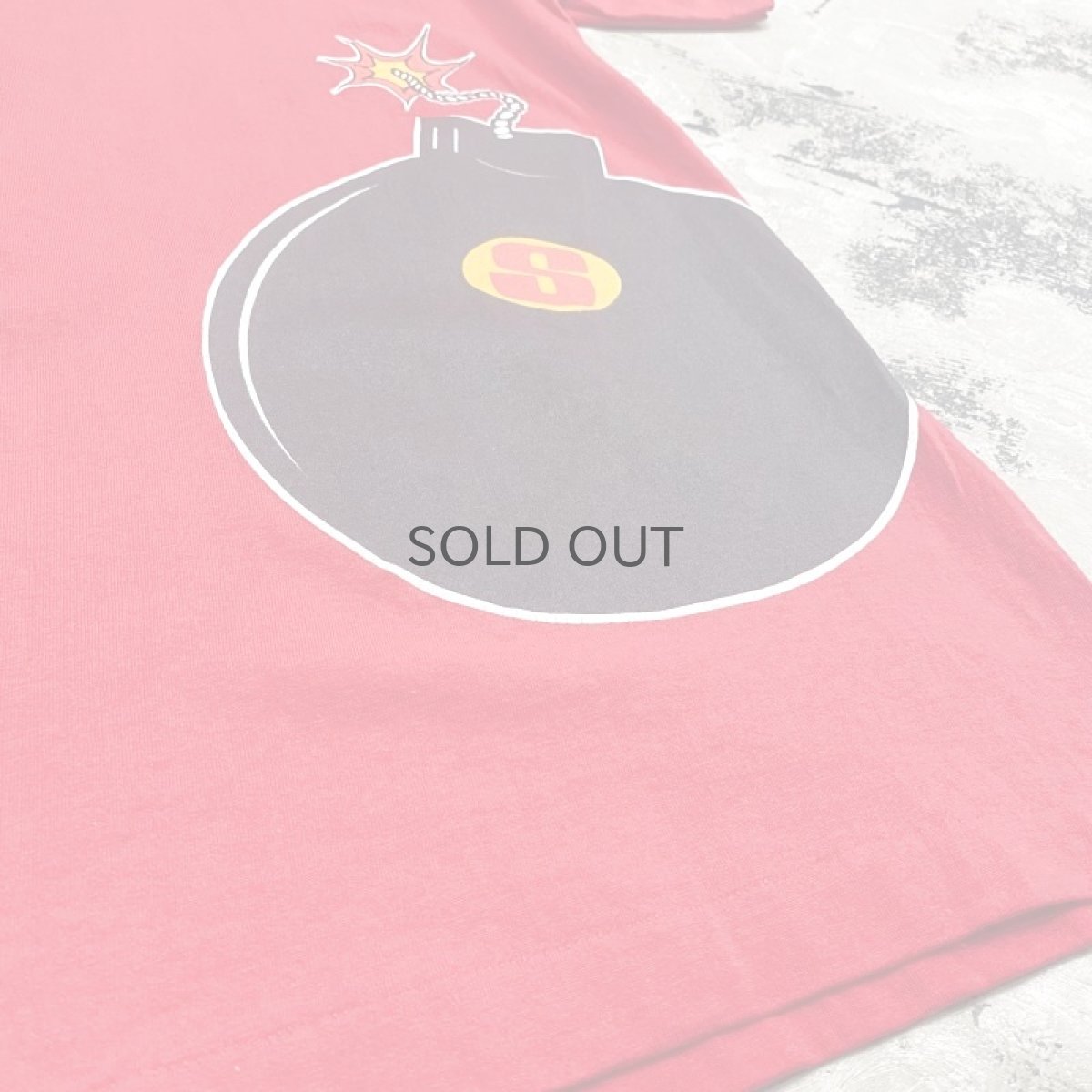 画像7: 80's【STUSSY】BOMB PRINT S/S TEE / Mens XL / MADE IN USA (7)