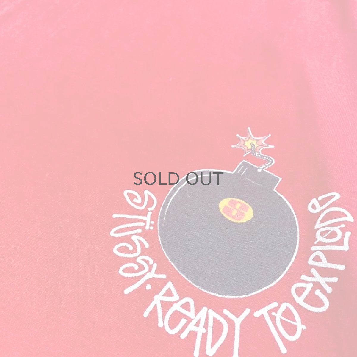 画像4: 80's【STUSSY】BOMB PRINT S/S TEE / Mens XL / MADE IN USA (4)