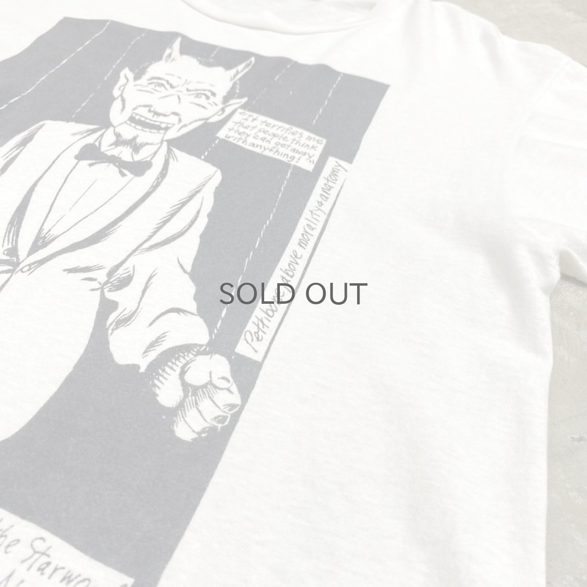画像4: 80's BLACK FLAG FLYER PRINTED S/S TEE / Mens L (4)
