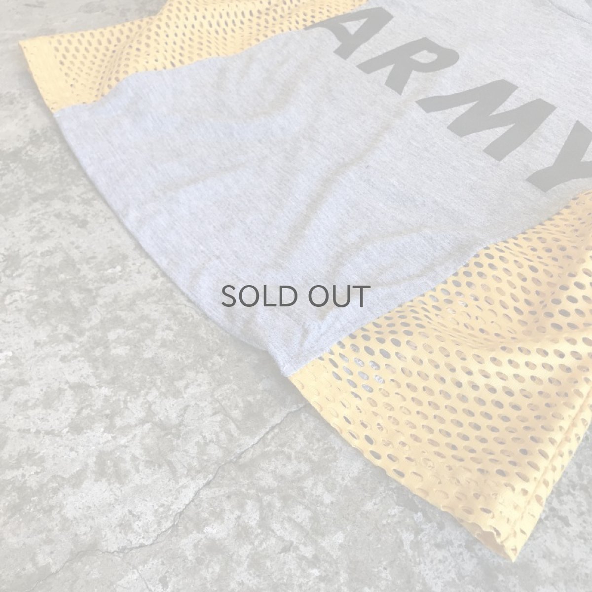 画像4: 【Wiz&Witch】"UNITED" ARMY MESH TEE (4)