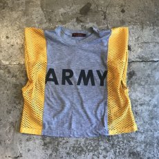 画像1: 【Wiz&Witch】"UNITED" ARMY MESH TEE (1)