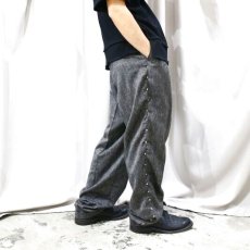 画像9: 【Wiz&Witch】"THE U.K" SIDE STUDS SLACKS PANTS / W32 (9)