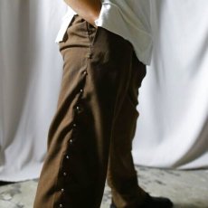 画像10: 【Wiz&Witch】"THE U.K" SIDE STUDS SLACKS PANTS / W34 (10)