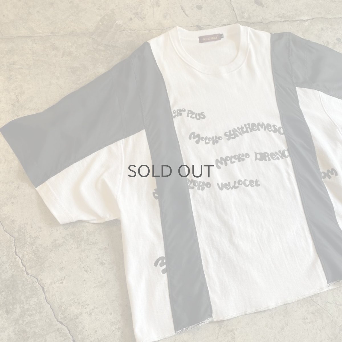 画像5: 【Wiz&Witch】"UNITED" MILK BAR OVER TEE / L (5)