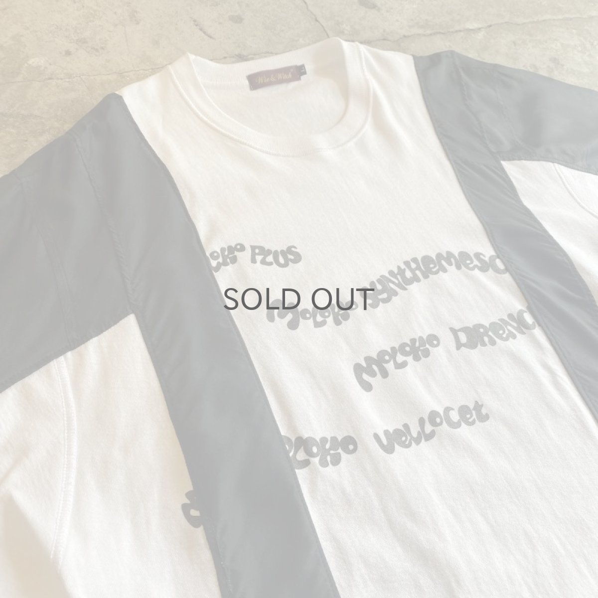 画像3: 【Wiz&Witch】"UNITED" MILK BAR OVER TEE / L (3)