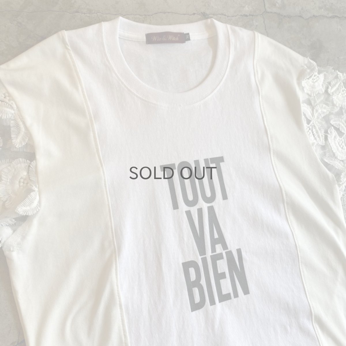 画像3: 【Wiz&Witch】"UNITED" TOUT VA BIEN FUTURE TEE / OS (3)