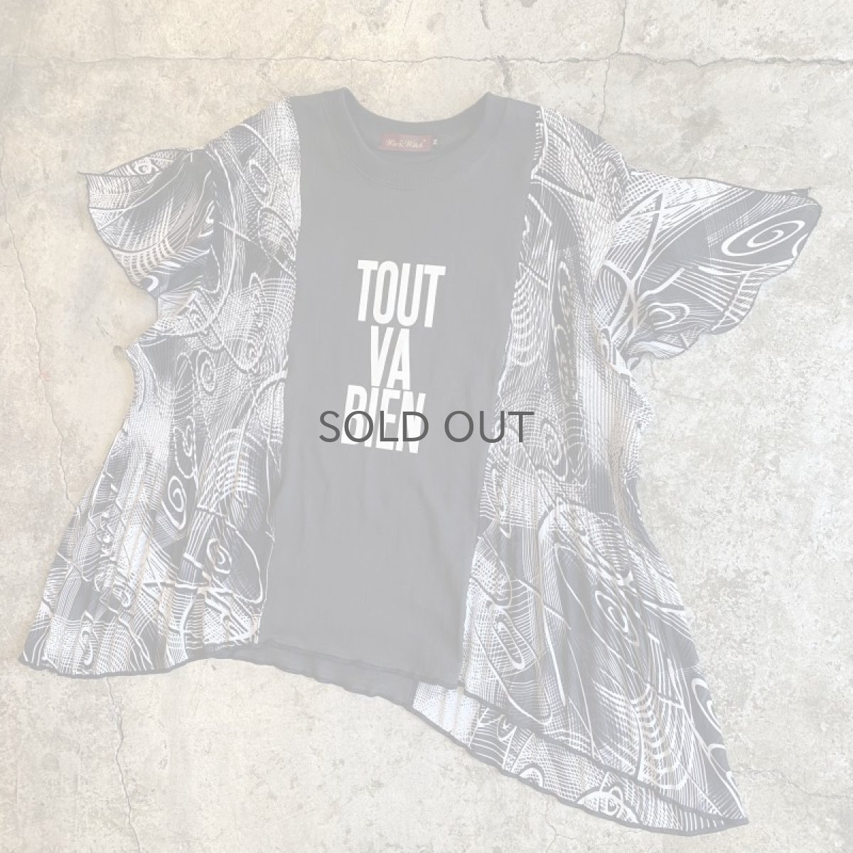 画像4: 【Wiz&Witch】"UNITED" TOUT VA BIEN FUTURE TEE / OS (4)