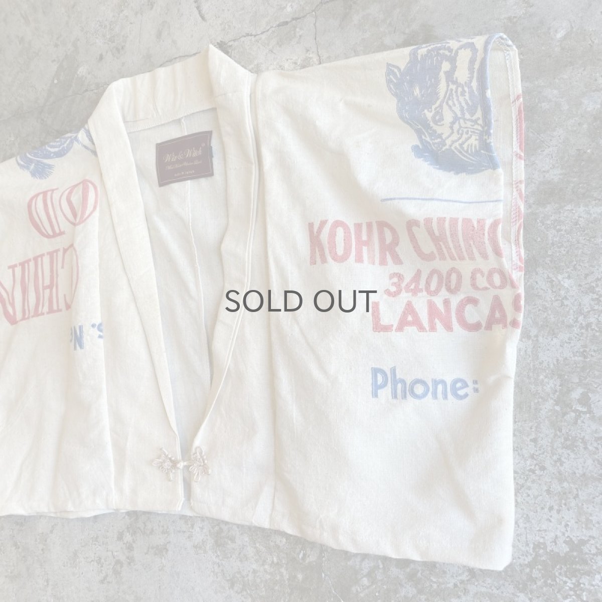 画像4: 【Wiz&Witch】OLD SACK SHORT JACKET / OS (4)