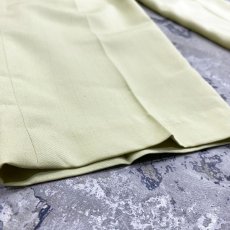 画像7: PALE YELLOW COLOR TAPERED SLACKS / W25~W29 (7)