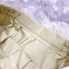 画像8: PALE YELLOW COLOR TAPERED SLACKS / W25~W29 (8)