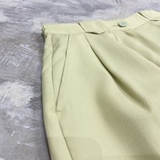 画像3: PALE YELLOW COLOR TAPERED SLACKS / W25~W29 (3)