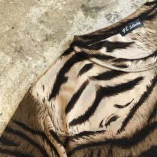 画像7: ZEBRA PATTERN SHEER S/S TOPS / Ladies M (7)