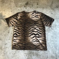 画像2: ZEBRA PATTERN SHEER S/S TOPS / Ladies M (2)