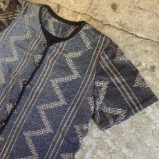 画像3: GLITTER ALL OVER PATTERN S/S CARDIGAN / Ladies M (3)