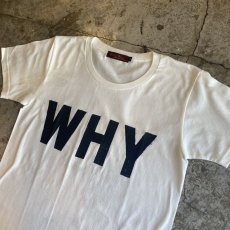 画像3: 【Wis＆Witch】"WHY" LOGO PRINT TEE / Ladies S (3)