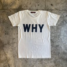 画像1: 【Wis＆Witch】"WHY" LOGO PRINT TEE / Ladies S (1)