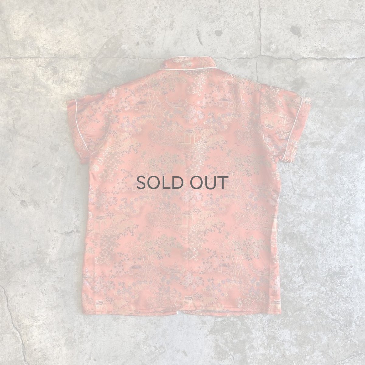 画像2: CHINA EMBROIDERY COLOR S/S SHIRT / Ladies S (2)