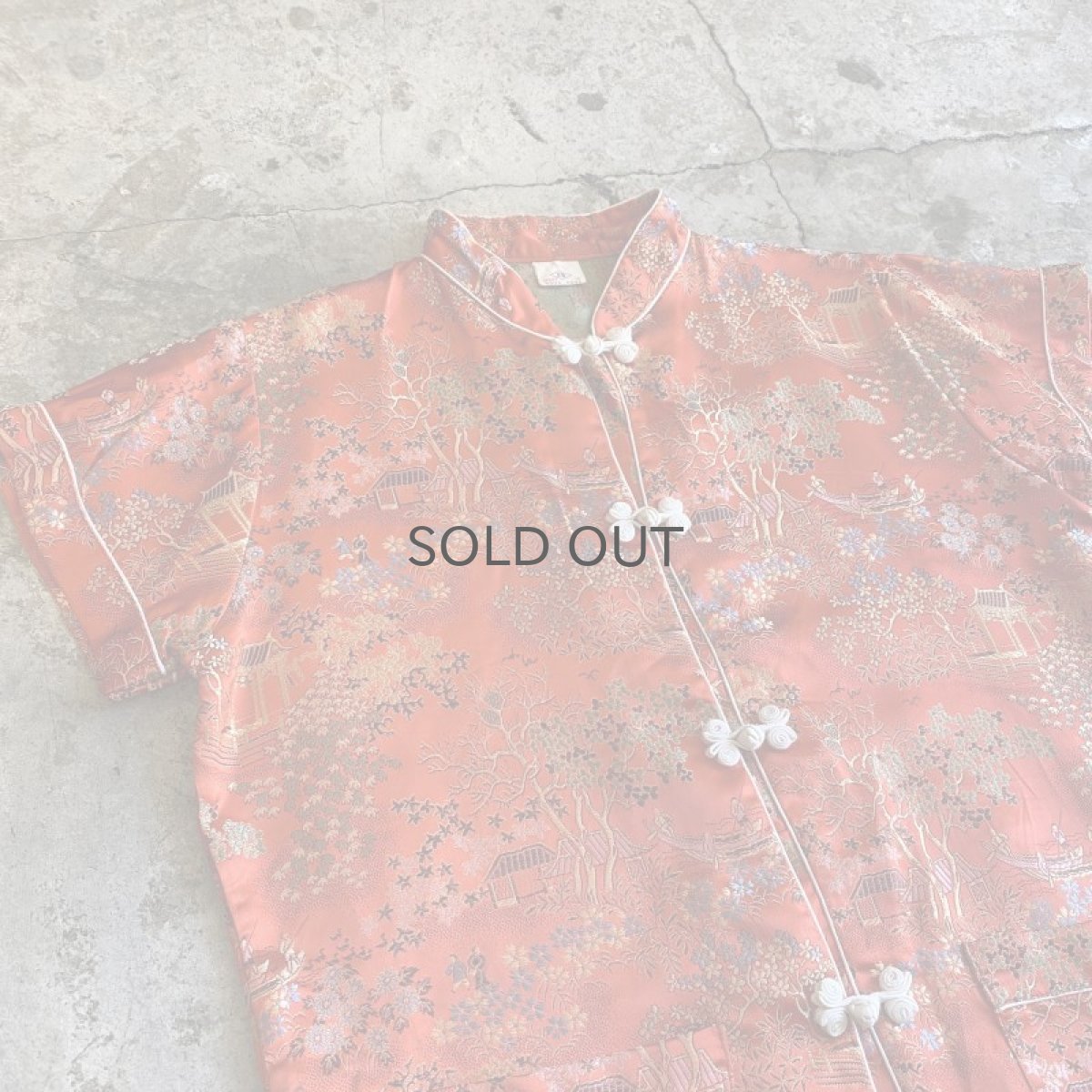 画像3: CHINA EMBROIDERY COLOR S/S SHIRT / Ladies S (3)