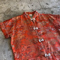 画像3: CHINA EMBROIDERY COLOR S/S SHIRT / Ladies S (3)