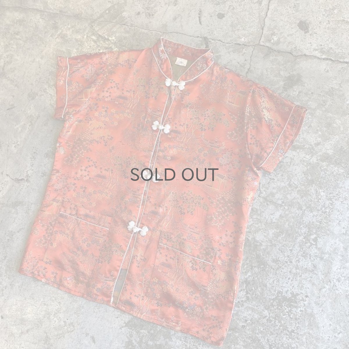 画像4: CHINA EMBROIDERY COLOR S/S SHIRT / Ladies S (4)