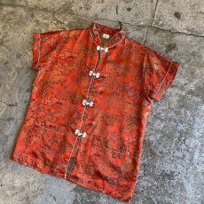 画像4: CHINA EMBROIDERY COLOR S/S SHIRT / Ladies S (4)