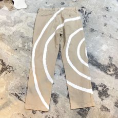 画像2: HAND PAINTED "AUTOPSY" CHINO PANTS / W33 (2)