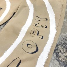 画像4: HAND PAINTED "AUTOPSY" CHINO PANTS / W33 (4)