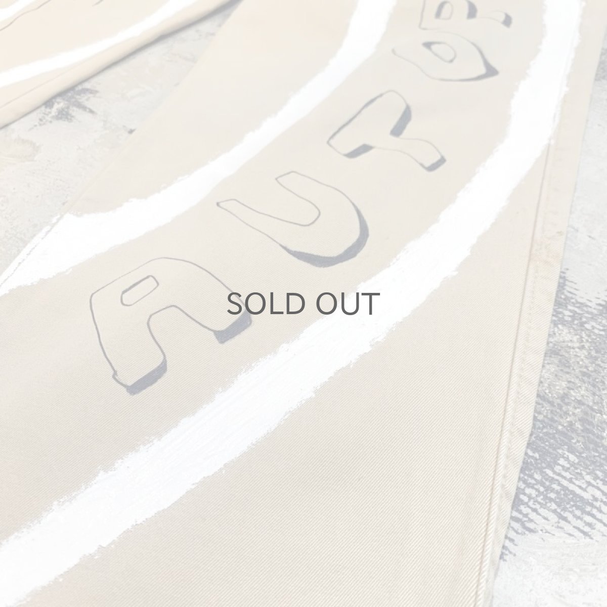 画像6: HAND PAINTED "AUTOPSY" CHINO PANTS / W33 (6)