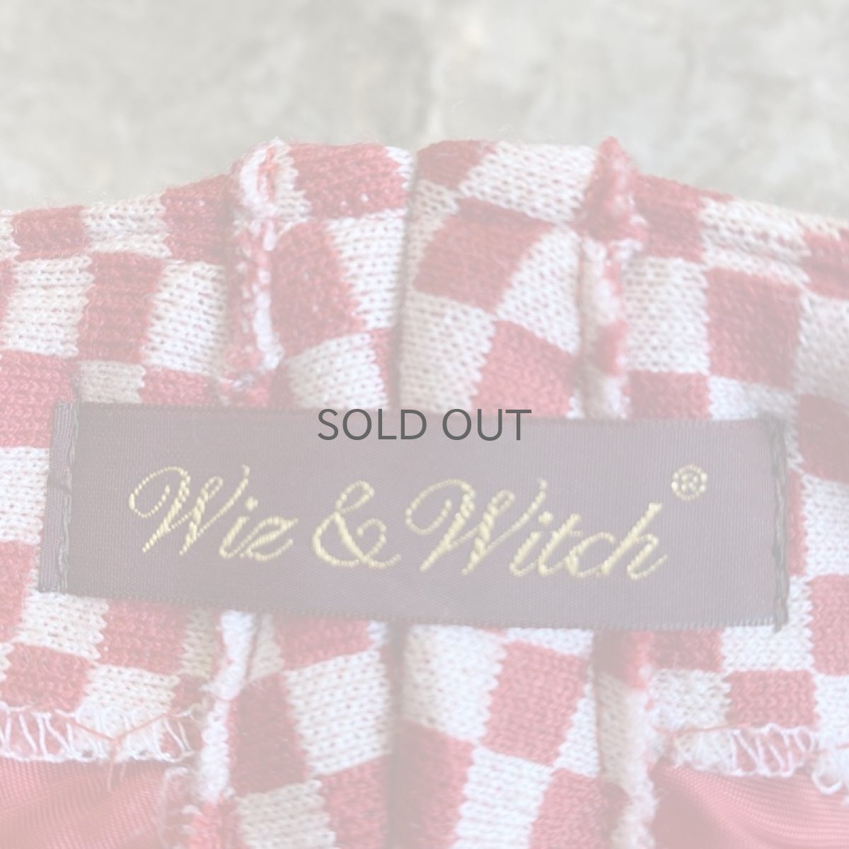 画像9: 【Wiz&Witch】"WEIRD" CHECKER CORSET (9)