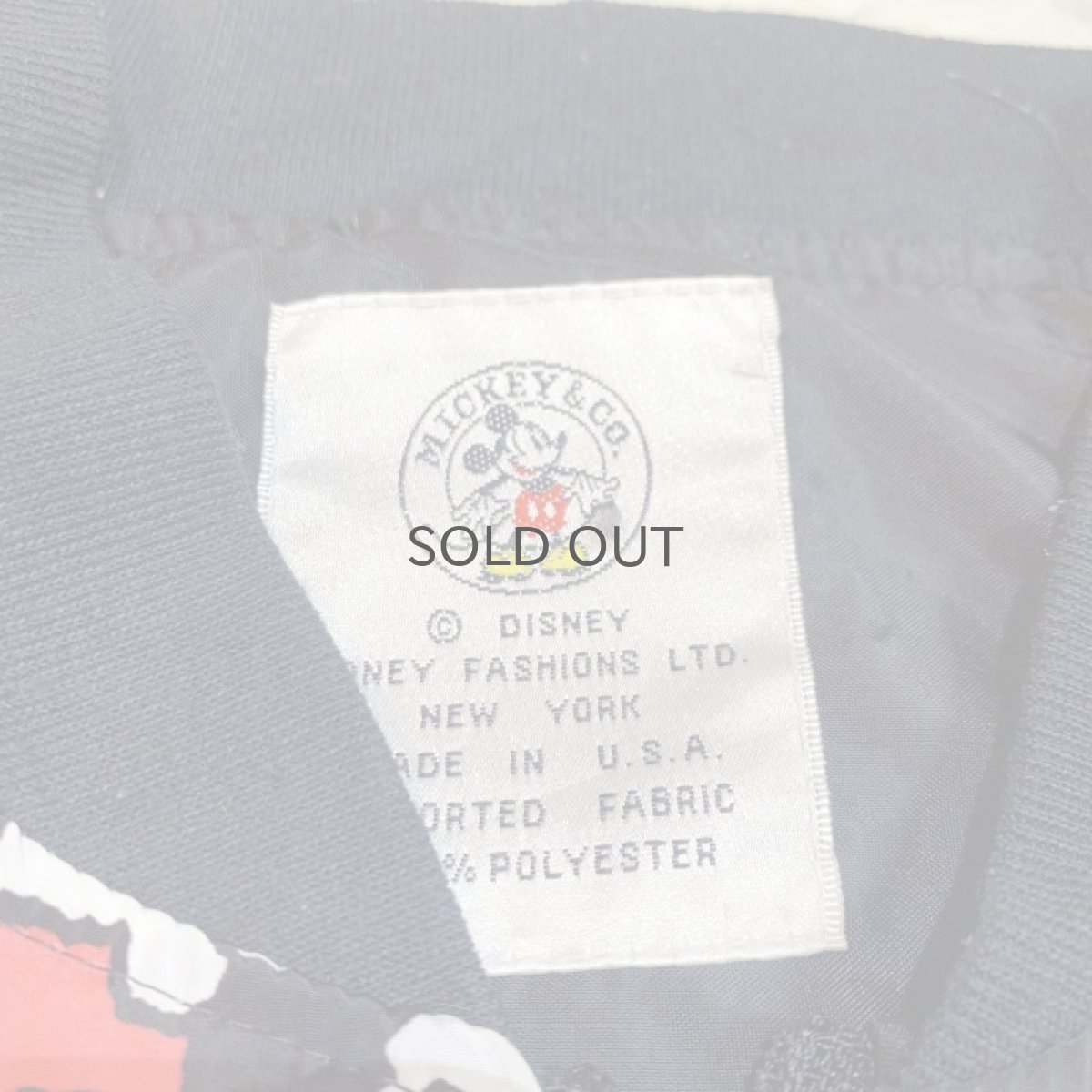 画像8: 80's MICKEY PATTERN BLOUSON / Mens L / MADE IN USA (8)