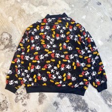 画像2: 80's MICKEY PATTERN BLOUSON / Mens L / MADE IN USA (2)