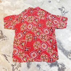 画像2: ALL OVER PATTERN FISH CAMOUFLAGE S/S SHIRT / Mens XL (2)